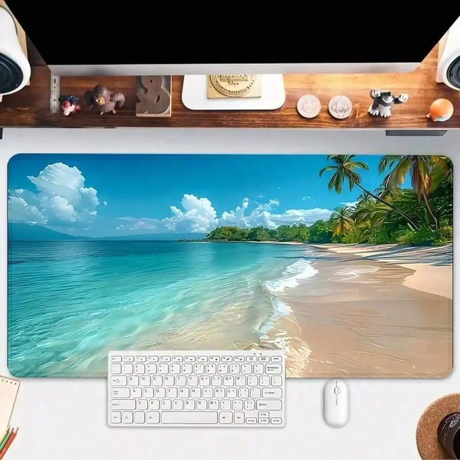 Gaming Accessories As Gifts - Mouse Pad Blue Ocean, Acessório de