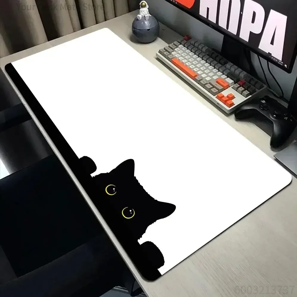 Gaming Accessories Companies - Mouse pads engraçados de gato preto,