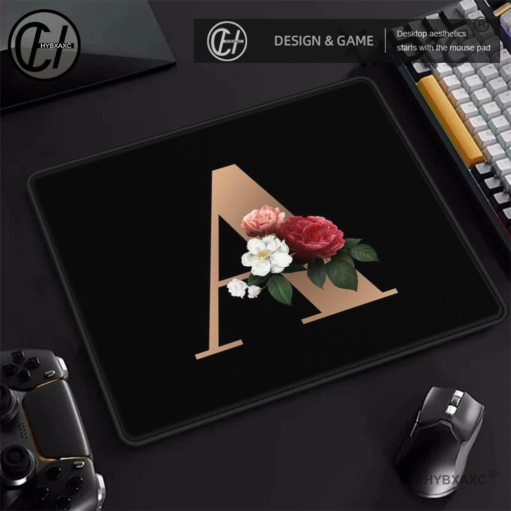 Gaming Accessories Name - Pequeno gaming mousepad dourado nome inicial