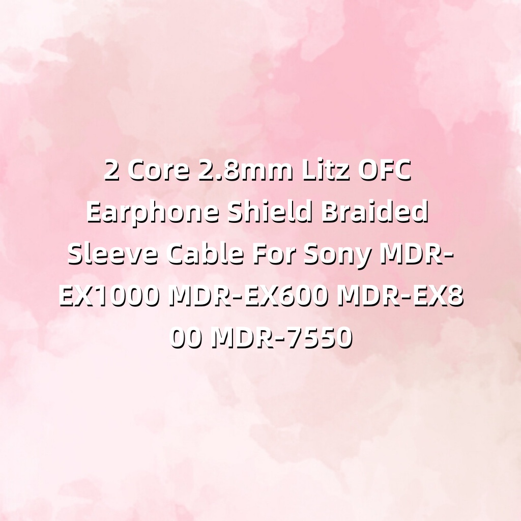 Cable Sleeve Braided - Cabo de fone de ouvido com
