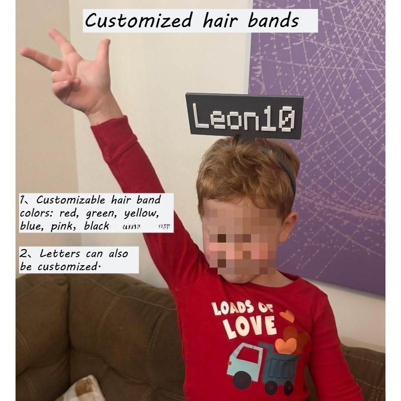 Gaming Accessories Name - Faixa de Cabelo Personalizada | Faixa