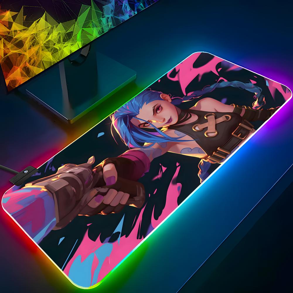 Jinx Gaming Accessories - Cool J-Jinxs Mouse Pad RGB Retroiluminado