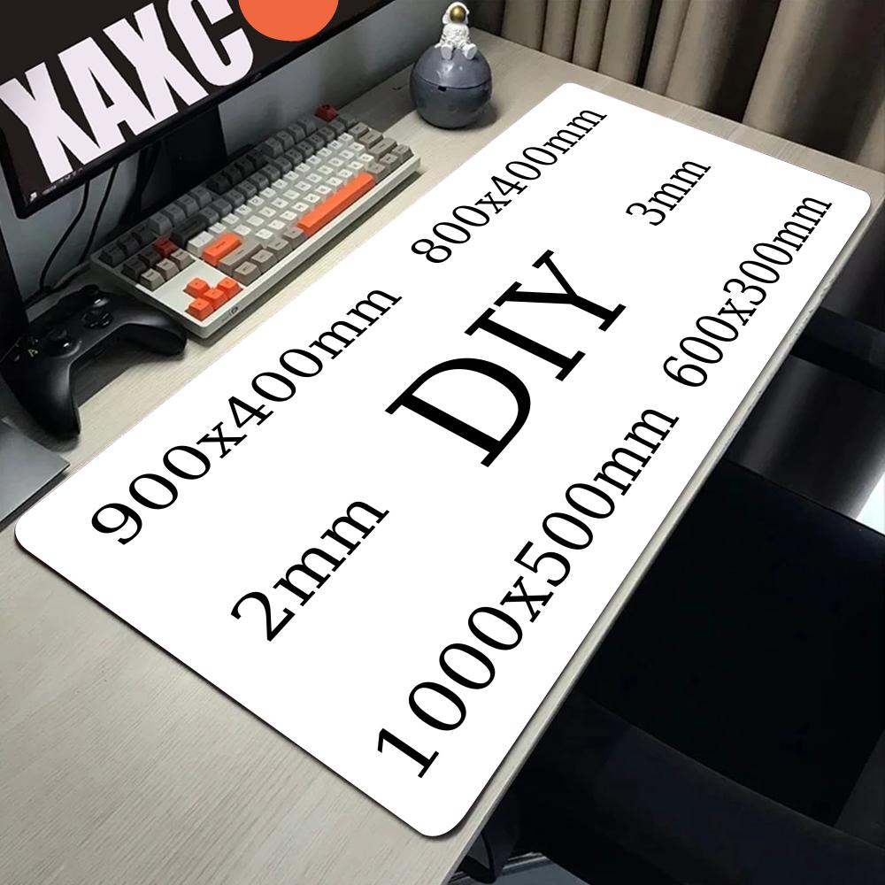 Gaming Accessories Name - Mouse Pad XXL Personalizável DIY Antiderrapante