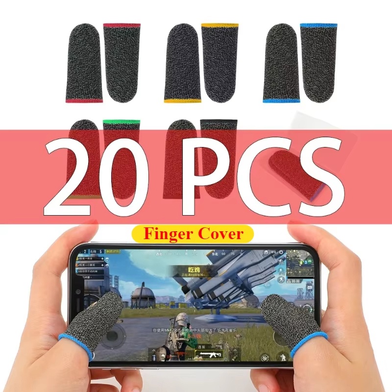 Gaming Accessories Mobile - 20/40 pçs capa de dedo controlador
