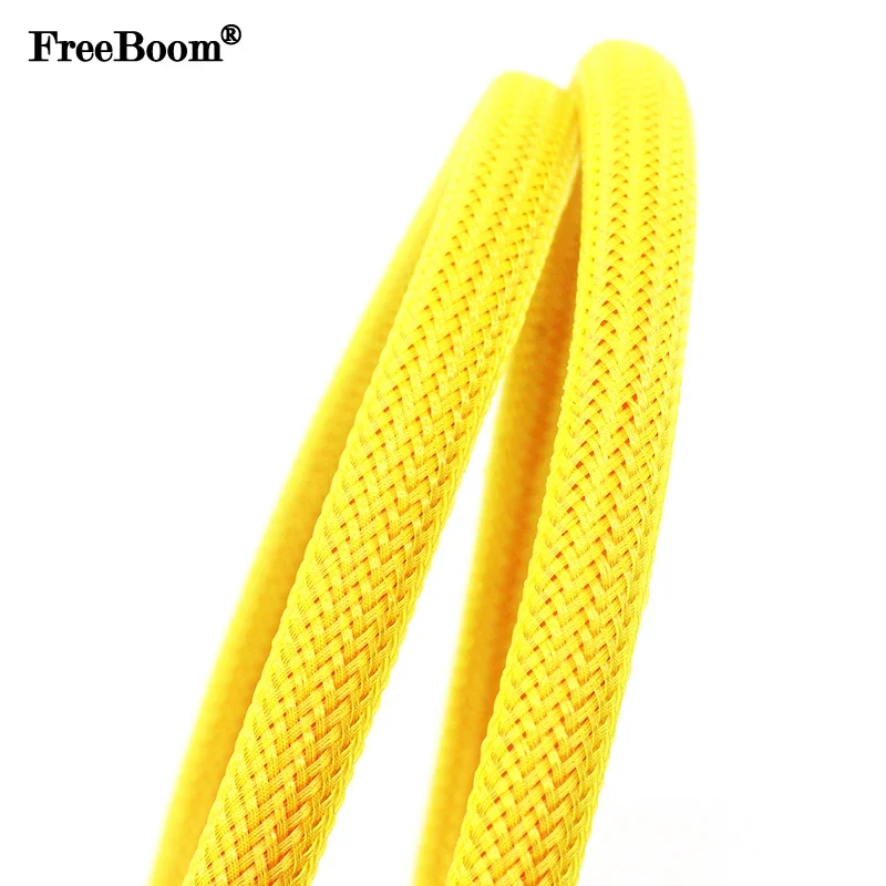 Cable Sleeve Braided - Manga trançada pet amarela, 1 ~
