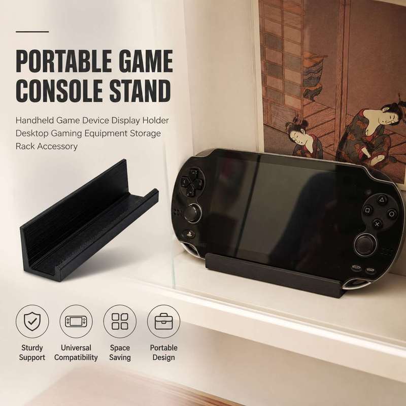 Gaming Accessories Holder - Suporte para console de jogos portátil,