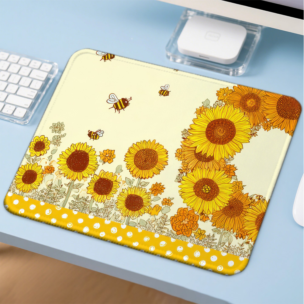 Gaming Accessories Companies - Mosepad Sun Flower, tapete para computador,