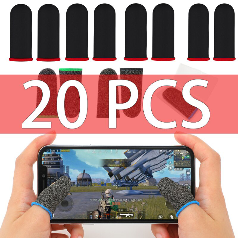 Gaming Accessories Mobile - 20/40 peças de Luvas de Dedo