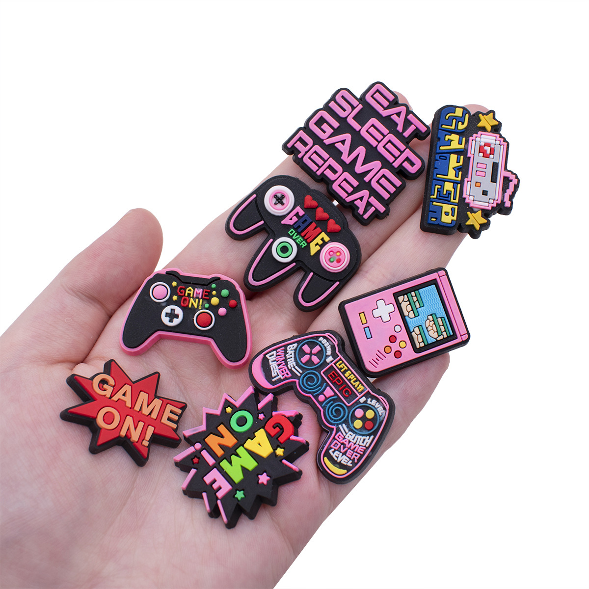 Jogo sapato encantos para croc - Gaming Accessories Boys avaliação e preço