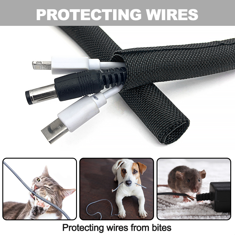 Manga trançada pet com fechame - Cable Sleeve Braided avaliação e preço