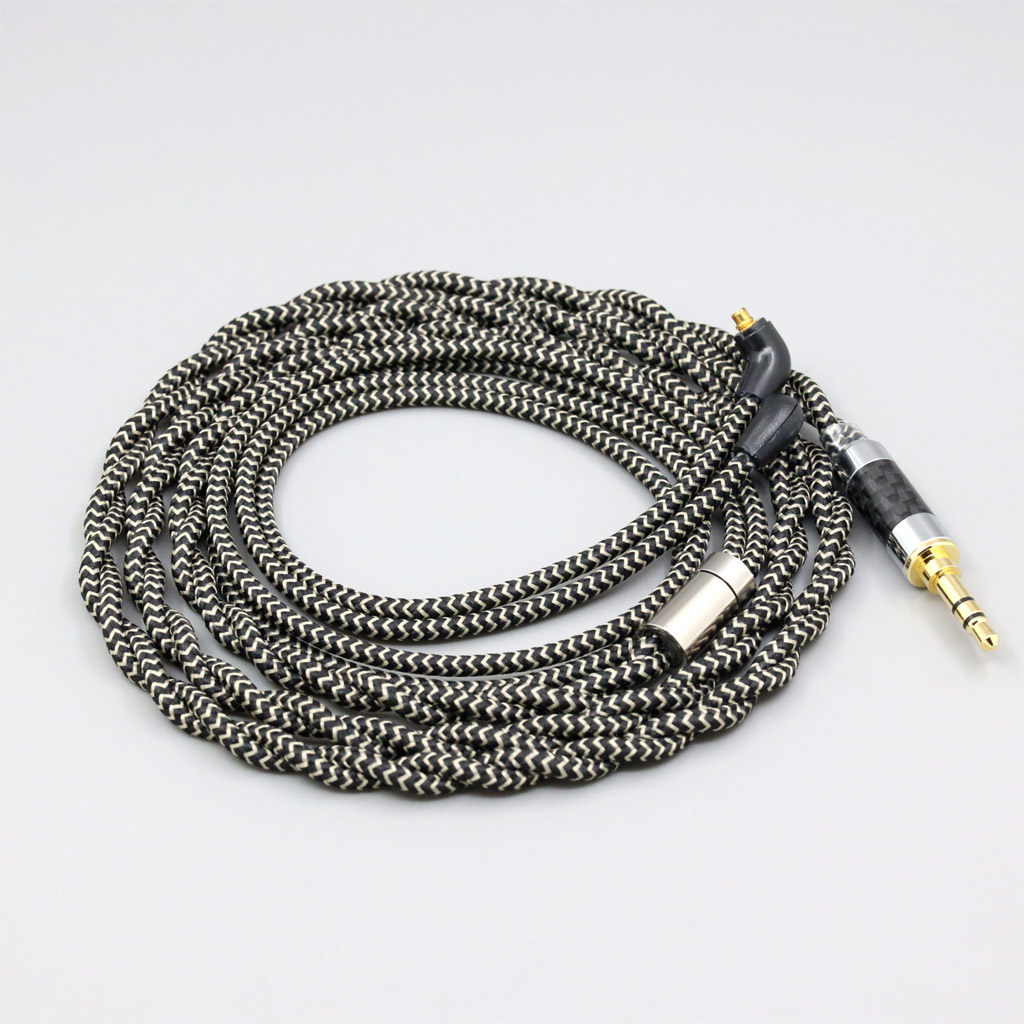 2 núcleo 2.8mm litz ofc fone d - Cable Sleeve Braided avaliação e preço