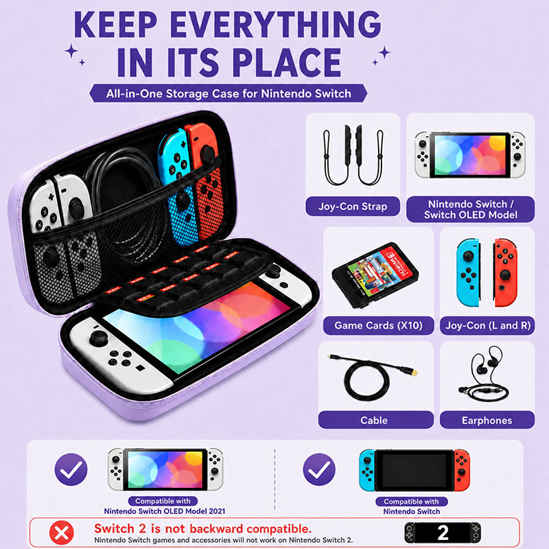 Estojo de Transporte à Prova d - Gaming Accessories Bag avaliação e preço