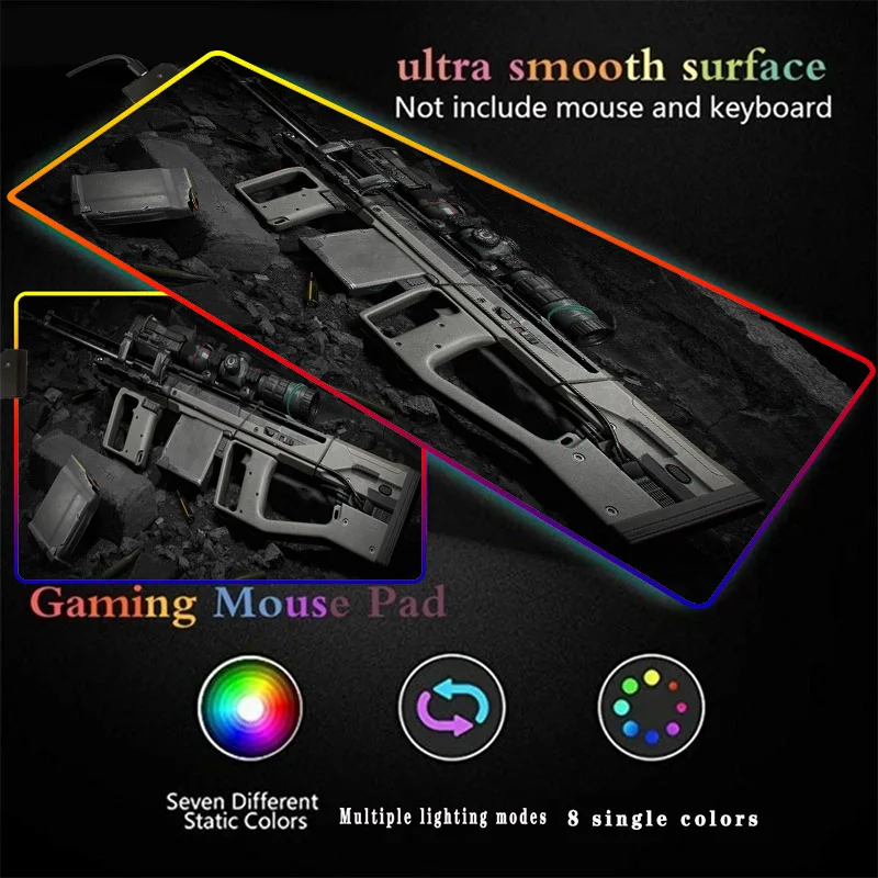 Mouse Pad Gamer Gun Boys Love  - Gaming Accessories Boys avaliação e preço
