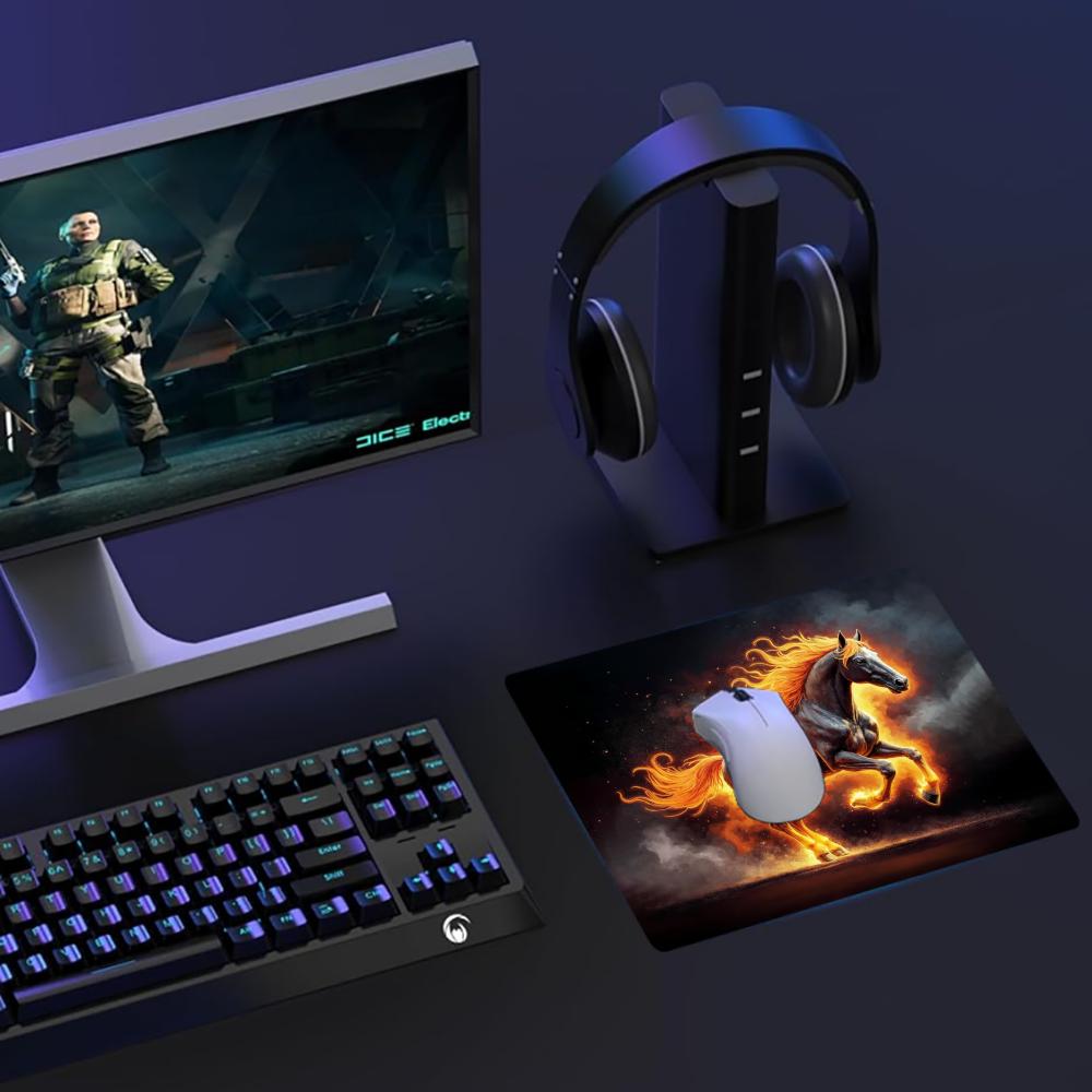 Mouse Pad com Padrão de Cavalo - Gaming Accessories For Free Fire avaliação e preço