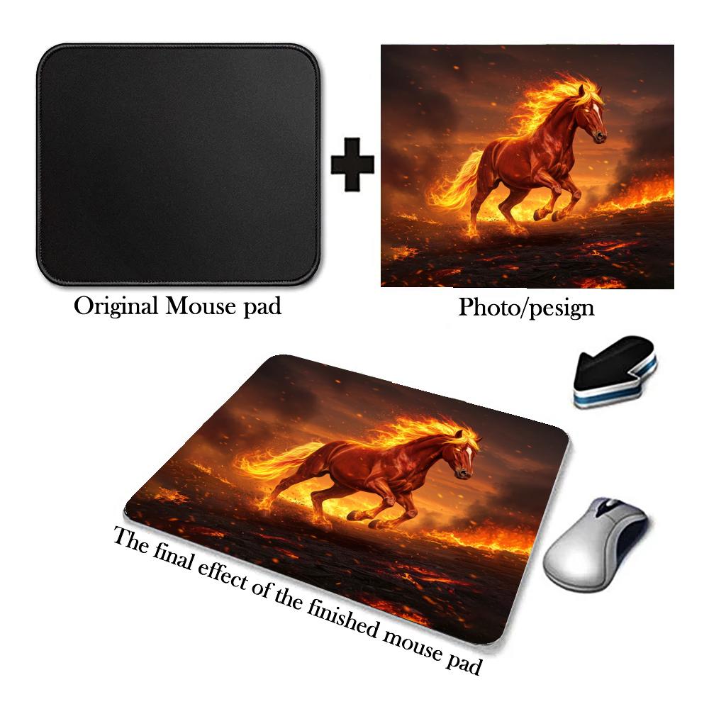 Mouse Pad com Padrão de Cavalo - Gaming Accessories For Free Fire avaliação e preço