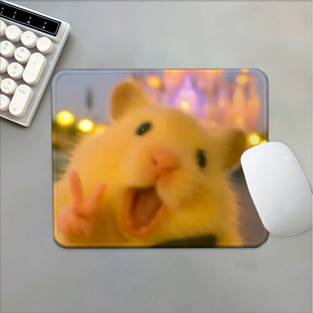 Mosepad com estampa de hamster - Gaming Accessories Companies avaliação e preço