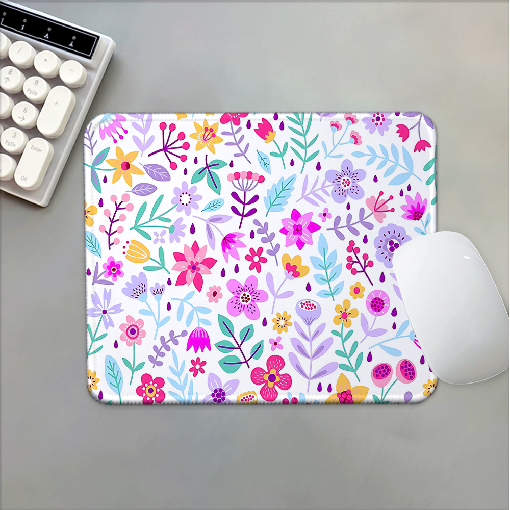 Mosepad com estampa floral, ac - Gaming Accessories Companies avaliação e preço