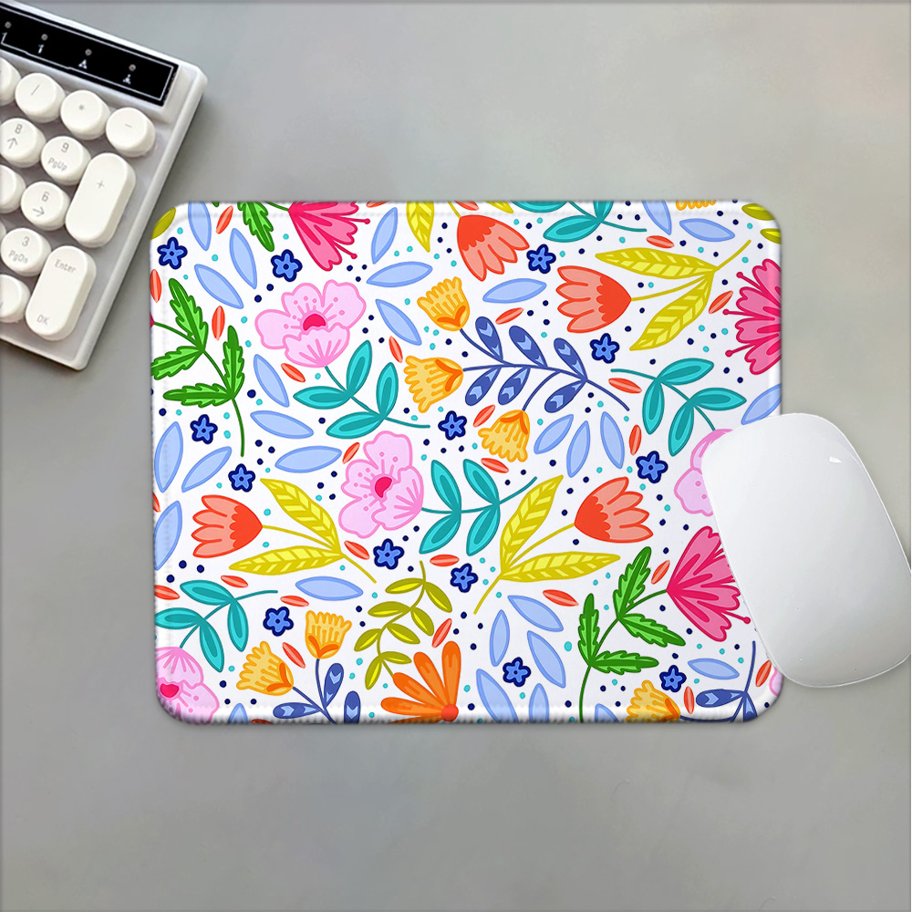 Mosepad com estampa floral, ac - Gaming Accessories Companies avaliação e preço