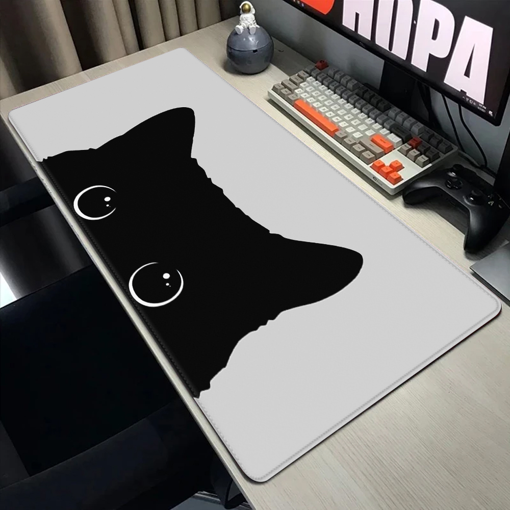 Engraçado Gato Preto Mouse Pad - Gaming Accessories Companies avaliação e preço