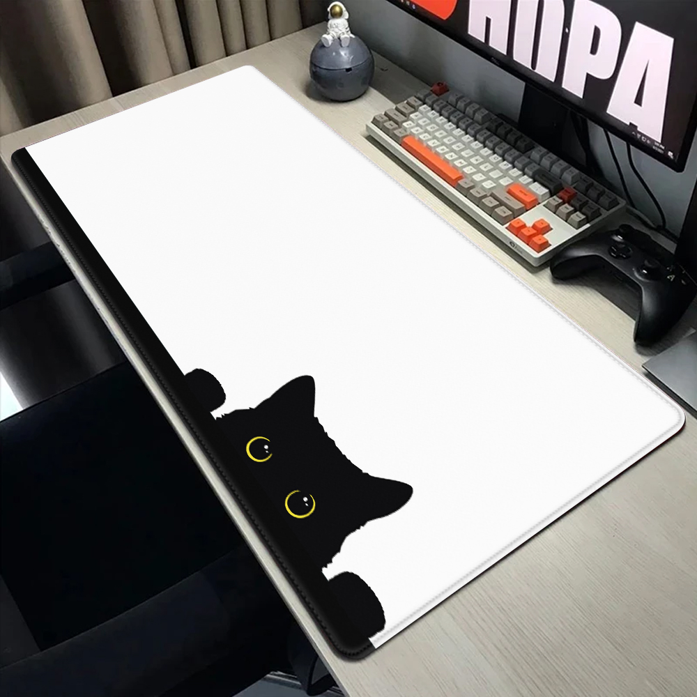 Engraçado Gato Preto Mouse Pad - Gaming Accessories Companies avaliação e preço