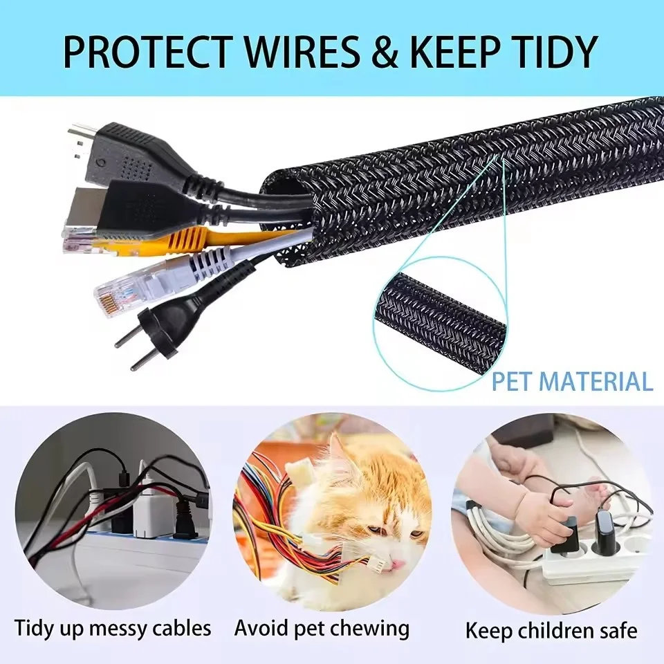 Capa Protetora de Cabos Autoad - Cable Sleeve Braided avaliação e preço
