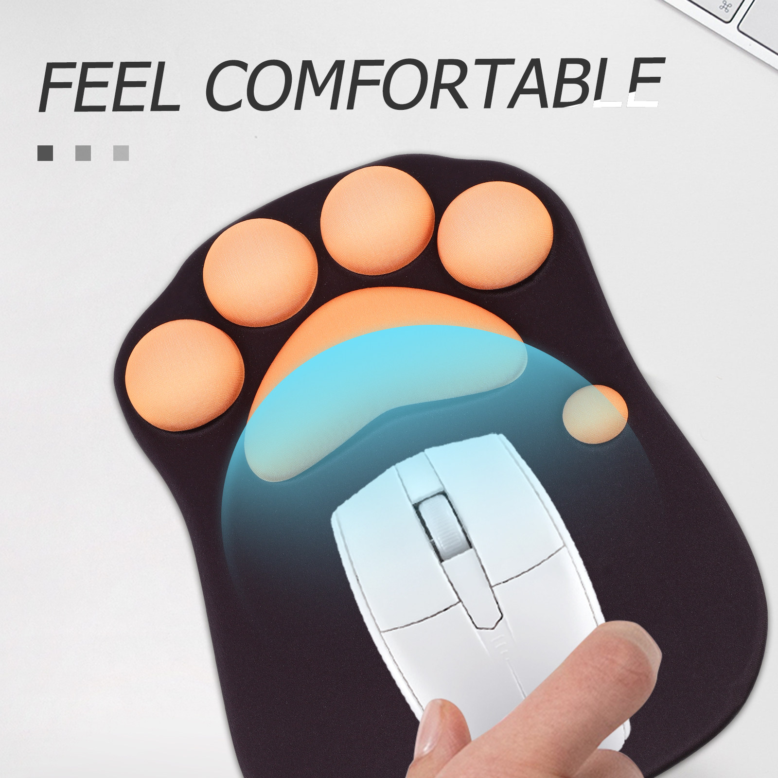 Mouse Pad em Forma de Pata de  - Gaming Accessories Shop avaliação e preço