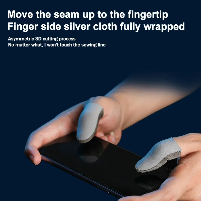 1 par nova capa de dedo de tel - Gaming Accessories Mobile avaliação e preço