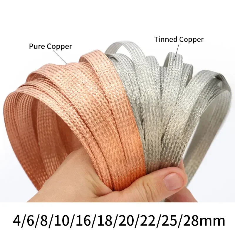 Manga trançada de cobre revest - Cable Sleeve Braided avaliação e preço