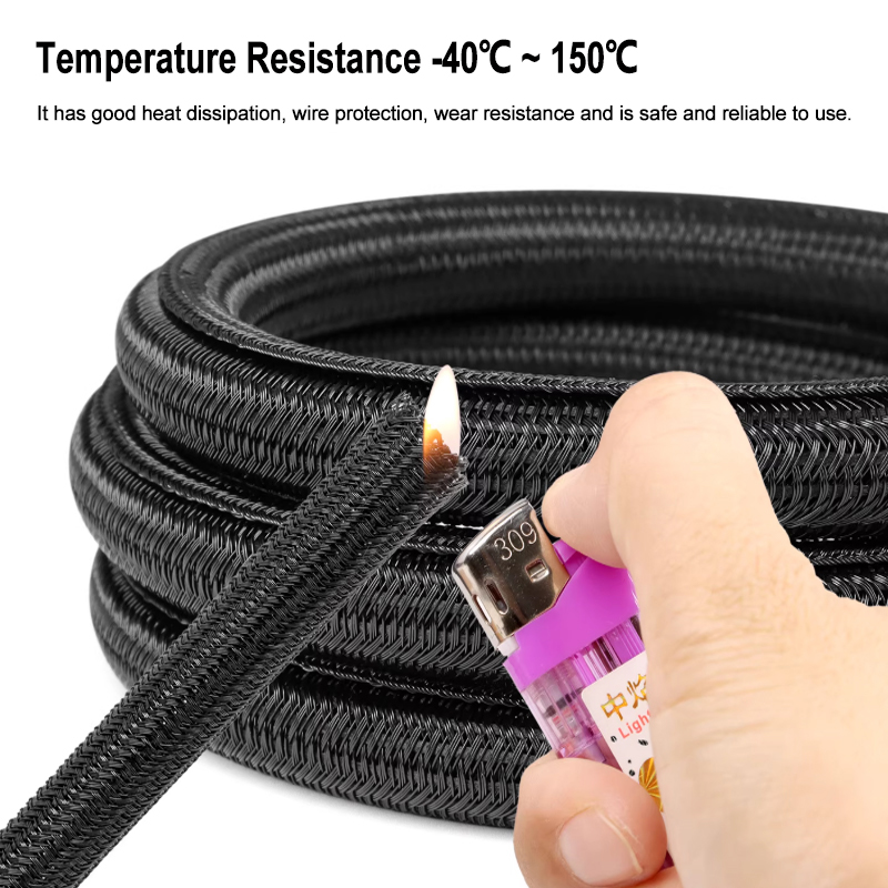 Mangueira Trançada PET Preta 3 - Cable Sleeve Braided avaliação e preço