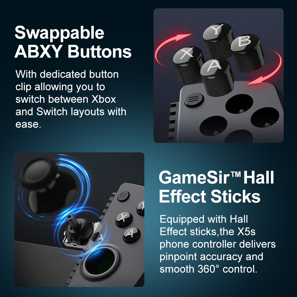 GameSir X5s Gamepad para Celul - Gaming Accessories For Android avaliação e preço