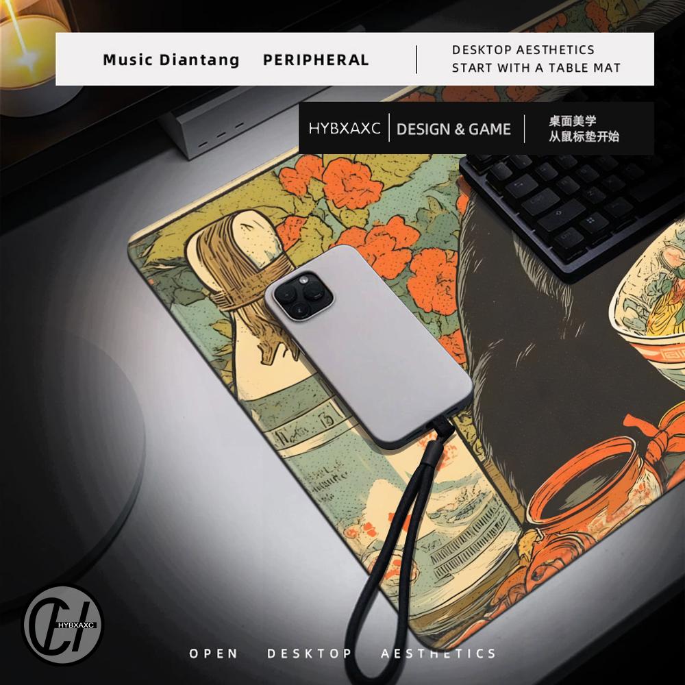 Mousepad HYBXAXC Gato Preto qu - Gaming Accessories Shop avaliação e preço
