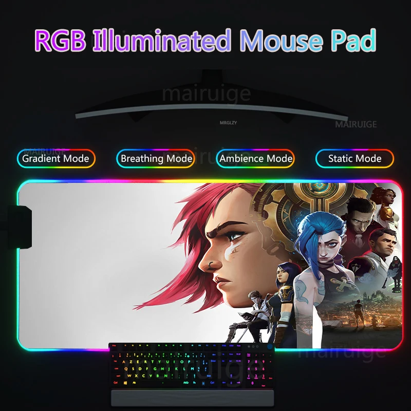 Arcane mousepad rgb led mouse  - Jinx Gaming Accessories avaliação e preço