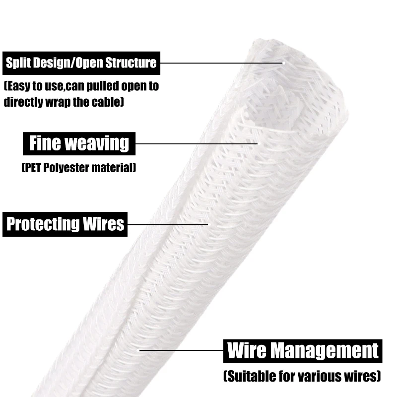 Luva de cabo expansível trança - Cable Sleeve Braided avaliação e preço
