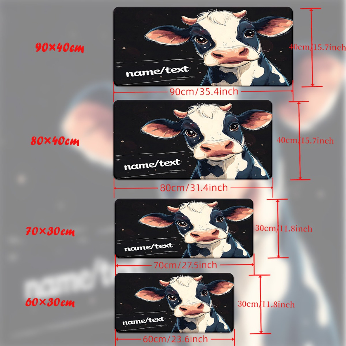 Mouse Pad XXL com Desenho de V - Gaming Accessories Name avaliação e preço