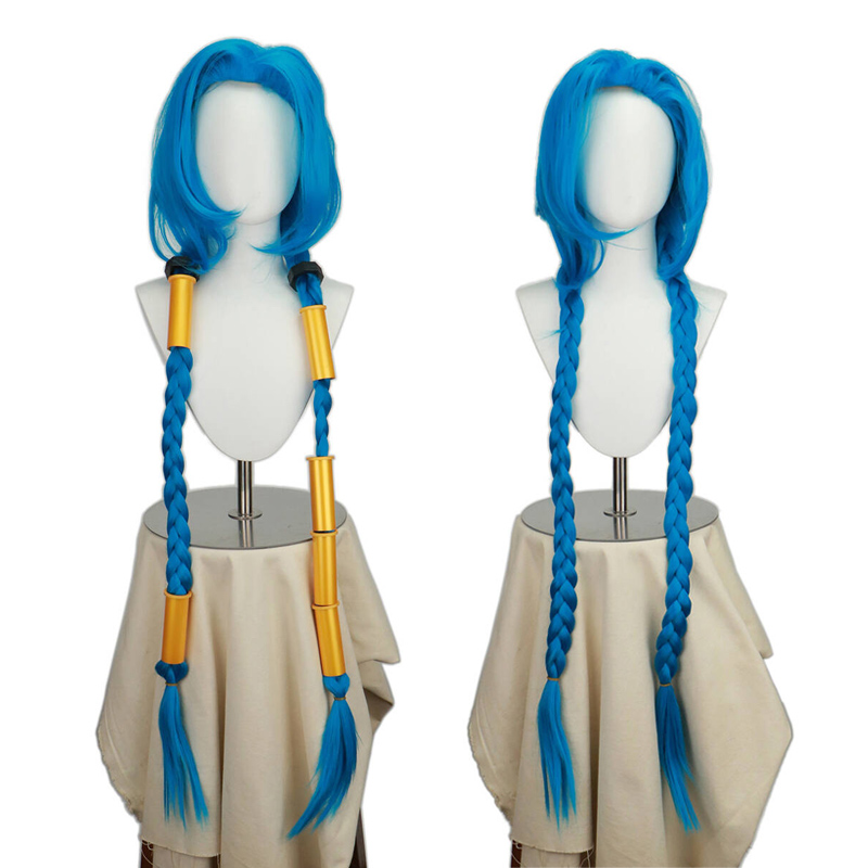 Peruca de Cosplay Jinx de Leag - Jinx Gaming Accessories avaliação e preço